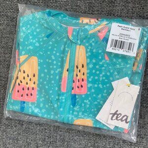NWT Tea Collection UPF50 Popsicle Swimsuit Rash Guard / Sun Guard 18-24 months